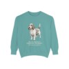 petit-basset-griffon-vendeen-sweatshirt-latin-seafoam Petit Basset Griffon Vendeen Latin Sweatshirt, Seafoam, front view