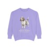 petit-basset-griffon-vendeen-sweatshirt-latin-violet Petit Basset Griffon Vendeen Latin Sweatshirt, Violet, front view