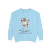 petit-basset-griffon-vendeen-sweatshirt-mom-chambray-1 Petit Basset Griffon Vendeen Mom Sweatshirt, Chambray, front view