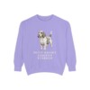Petit Basset Griffon Vendeen Sweatshirt, Violet, front view