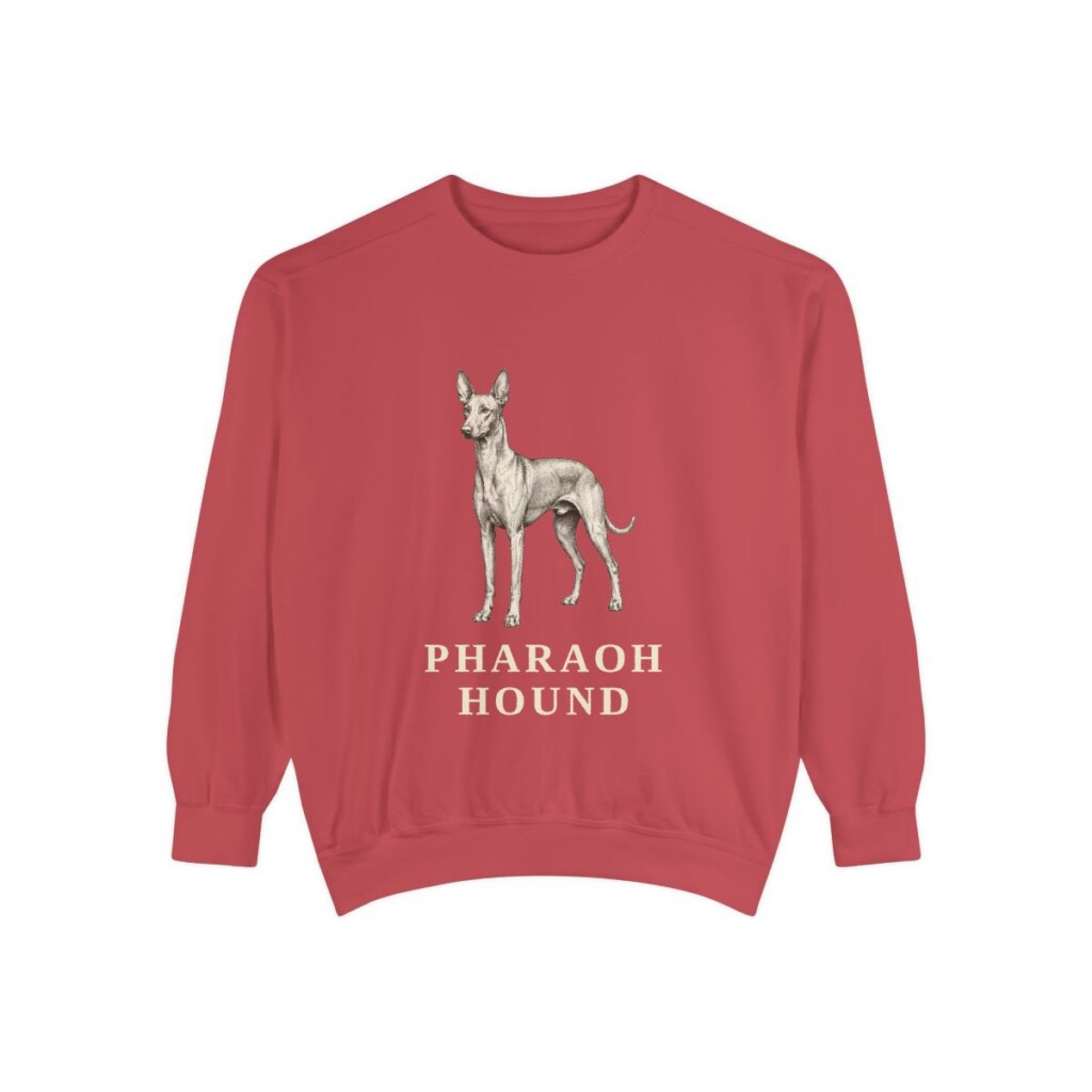 Pharaoh Hound Sweatshirt, Crimson, front view