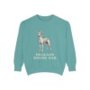 Pharaoh Hound Dad Sweatshirt, Seafoam, front view