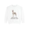 Pharaoh Hound Dad Sweatshirt, White, front view