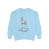 Pharaoh Hound Humor Sweatshirt, Chambray, front view