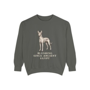 Pharaoh Hound Humor Sweatshirt, Pepper, front view