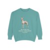 Pharaoh Hound Humor Sweatshirt, Seafoam, front view