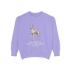 Pharaoh Hound Humor Sweatshirt, Violet, front view