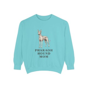 Pharaoh Hound Mom Sweatshirt, Chalky Mint, front view