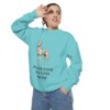 Pharaoh Hound Mom Sweatshirt, Chalky Mint, person 2 context
