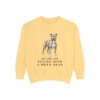 pit-bull-sweatshirt-humor-butter Pit Bull Humor Sweatshirt, Butter, front view