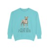 pit-bull-sweatshirt-humor-chalky-mint Pit Bull Humor Sweatshirt, Chalky Mint, front view