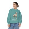 Pit Bull Latin Sweatshirt, Seafoam, person 2 front