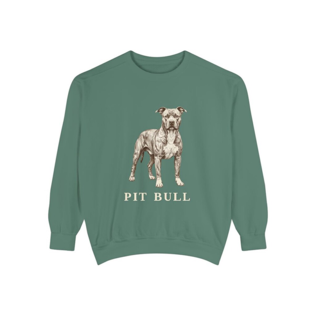 Pit Bull Sweatshirt, Light Green, front view