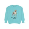 Pit Bull Mom Sweatshirt, Chalky Mint, front view