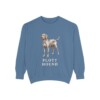 Plott Hound Sweatshirt, Blue Jean, front view
