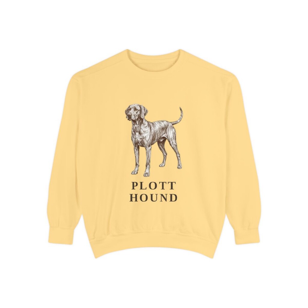 Plott Hound Sweatshirt, Butter, front view