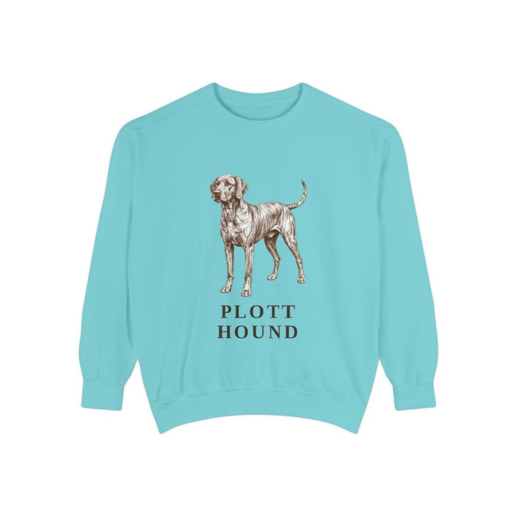 Plott Hound Sweatshirt, Chalky Mint, front view