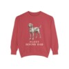 Plott Hound Dad Sweatshirt, Crimson, front view