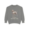 Plott Hound Dad Sweatshirt, Grey, front view