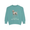 Plott Hound Dad Sweatshirt, Seafoam, front view