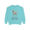 Plott Hound Humor Sweatshirt, Chalky Mint, front view