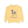 Plott Hound Latin Sweatshirt, Butter, front view