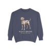 Plott Hound Latin Sweatshirt, Denim, front view