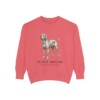 Plott Hound Latin Sweatshirt, Watermelon, front view