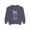 Plott Hound Mom Sweatshirt, Denim, front view