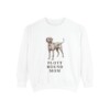 Plott Hound Mom Sweatshirt, White, front view