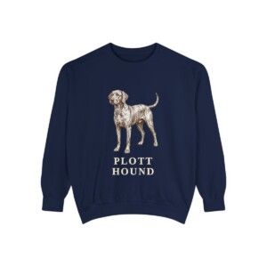 Plott Hound Sweatshirt, True Navy, front view