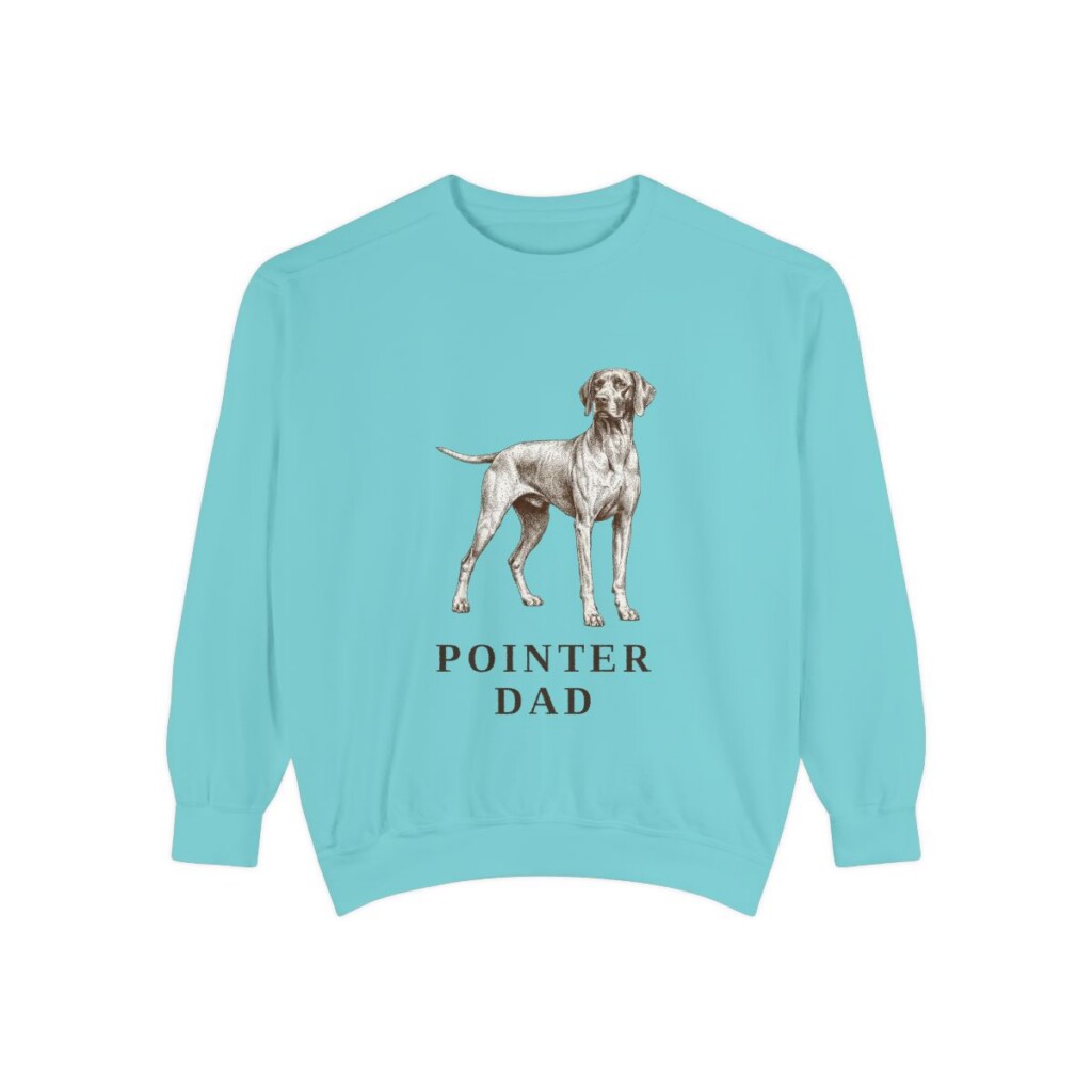 Pointer Dad Sweatshirt, Chalky Mint, front view
