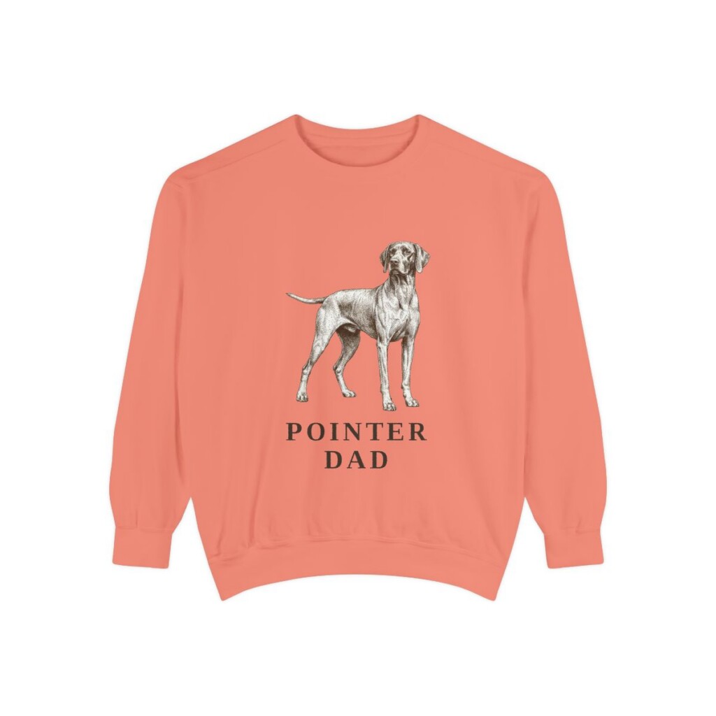 Pointer Dad Sweatshirt, Terracotta, front view