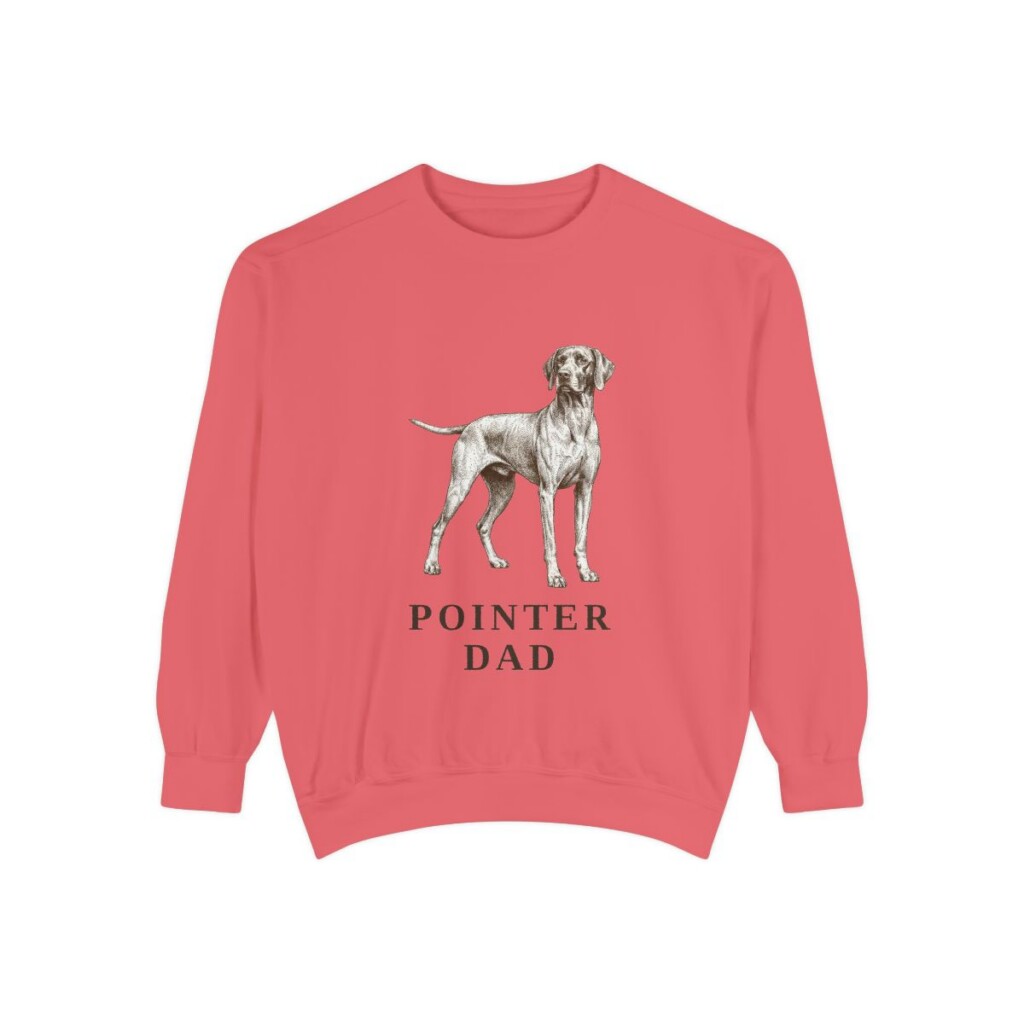 Pointer Dad Sweatshirt, Watermelon, front view