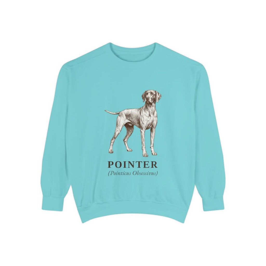 Pointer Latin Sweatshirt, Chalky Mint, front view