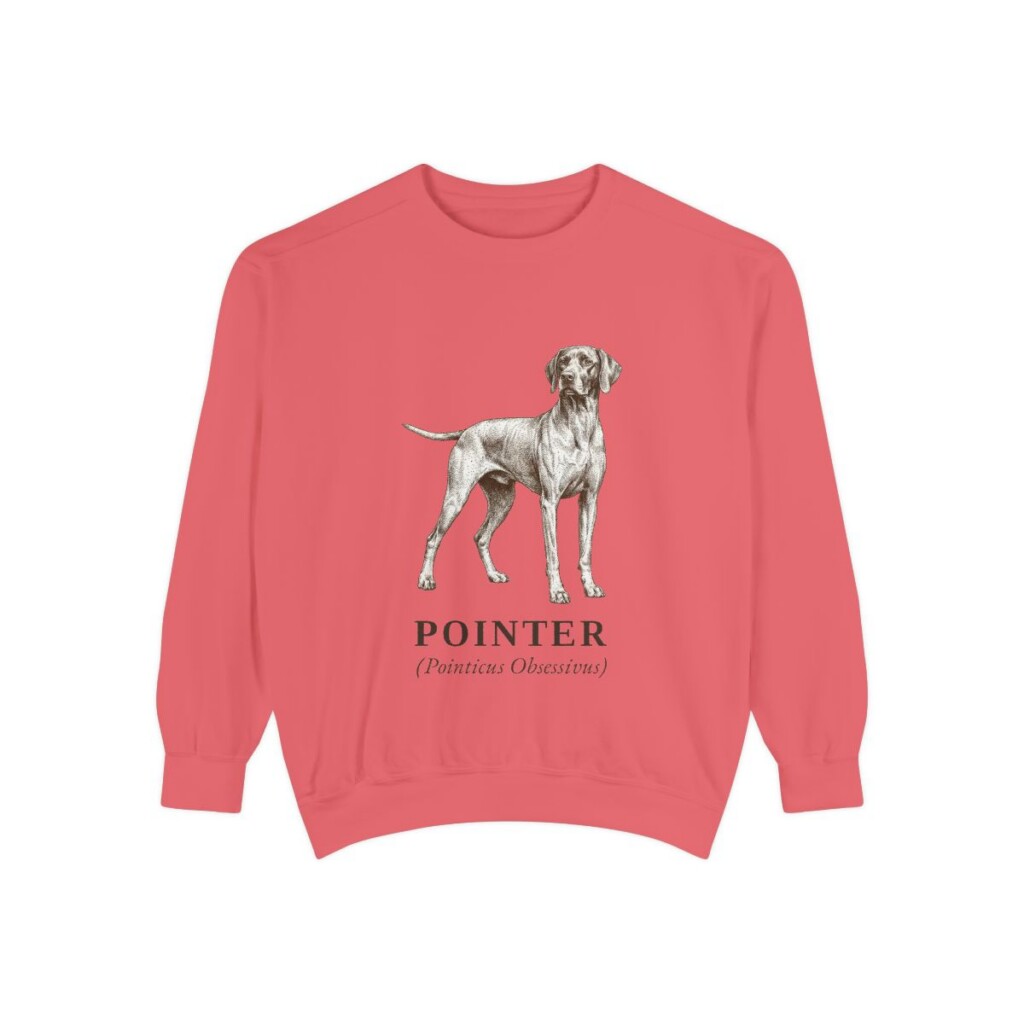Pointer Latin Sweatshirt, Watermelon, front view