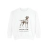 Pointer Latin Sweatshirt, White, front view