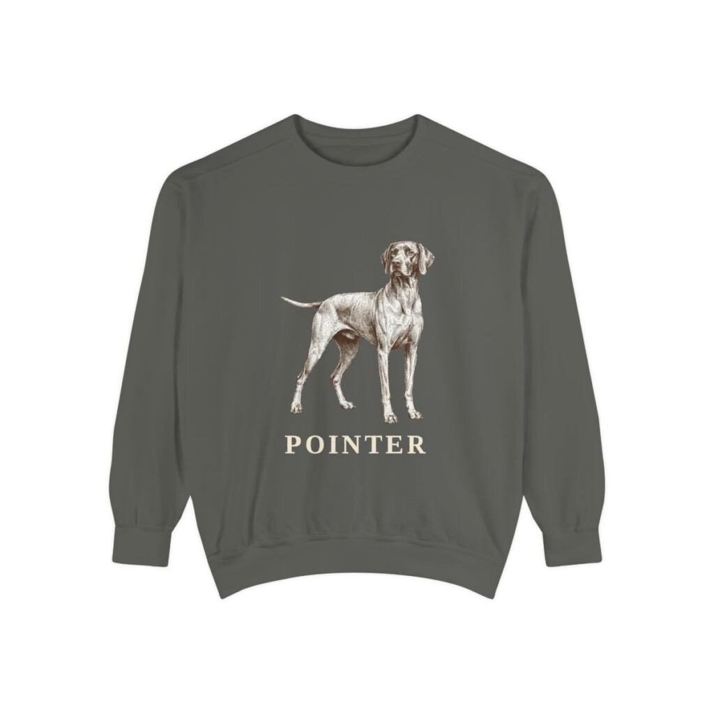 Pointer Sweatshirt, Pepper, front view