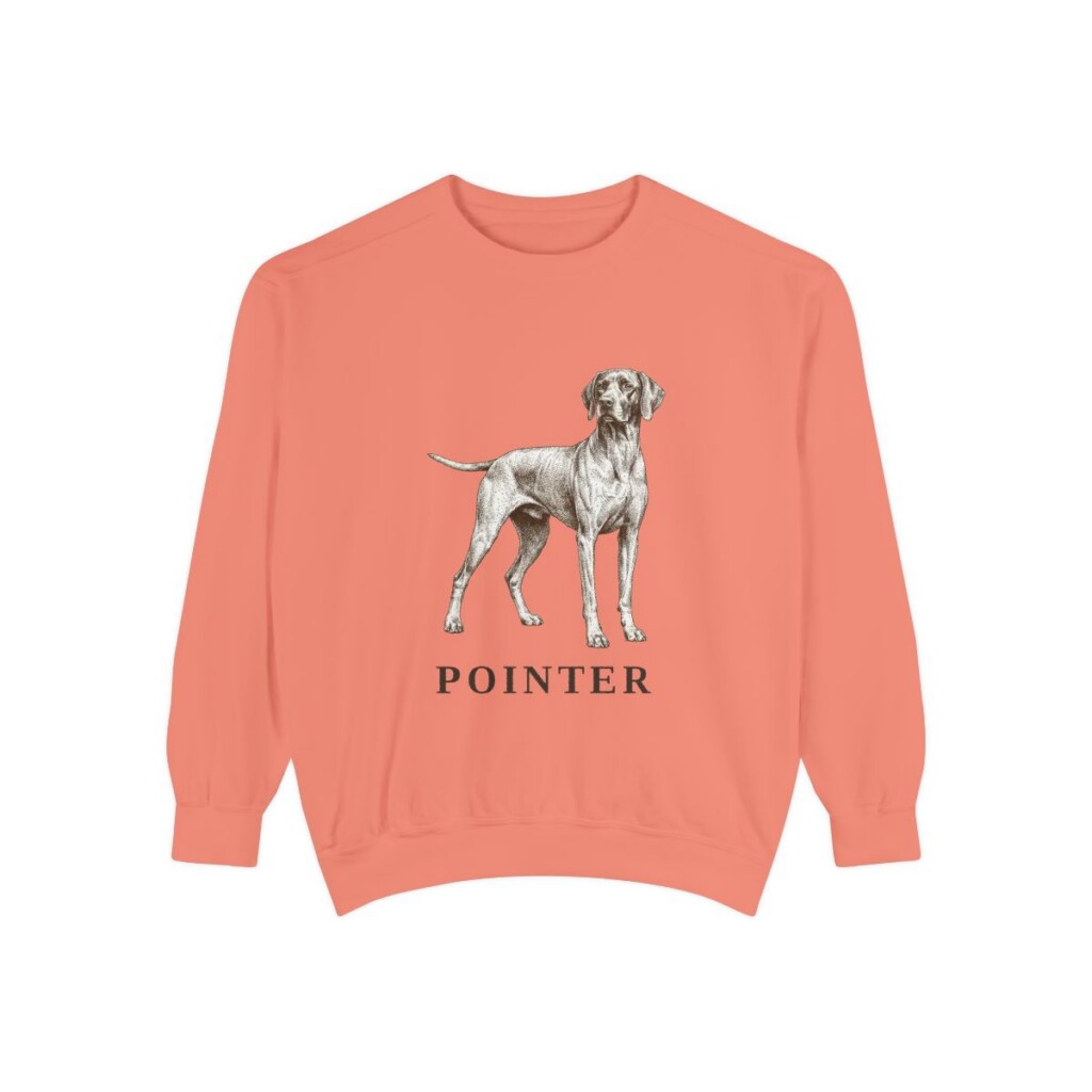 Pointer Sweatshirt, Terracotta, front view