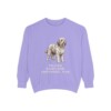 Polish Lowland Sheepdog Dad Sweatshirt, Violet, front view