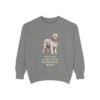 polish-lowland-sheepdog-sweatshirt-mom-grey Polish Lowland Sheepdog Mom Sweatshirt, Grey, front view
