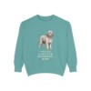 polish-lowland-sheepdog-sweatshirt-mom-seafoam Polish Lowland Sheepdog Mom Sweatshirt, Seafoam, front view