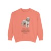 polish-lowland-sheepdog-sweatshirt-mom-terracotta Polish Lowland Sheepdog Mom Sweatshirt, Terracotta, front view
