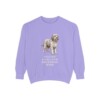 polish-lowland-sheepdog-sweatshirt-mom-violet Polish Lowland Sheepdog Mom Sweatshirt, Violet, front view