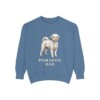 Pomapoo Dad Sweatshirt, Blue Jean, front view