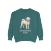 Pomapoo Dad Sweatshirt, Blue Spruce, front view