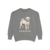 Pomapoo Sweatshirt, Grey, front view