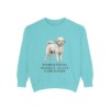 pomapoo-sweatshirt-humor-chalky-mint Pomapoo Humor Sweatshirt, Chalky Mint, front view