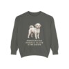 pomapoo-sweatshirt-humor-pepper Pomapoo Humor Sweatshirt, Pepper, front view