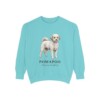Pomapoo Latin Sweatshirt, Chalky Mint, front view